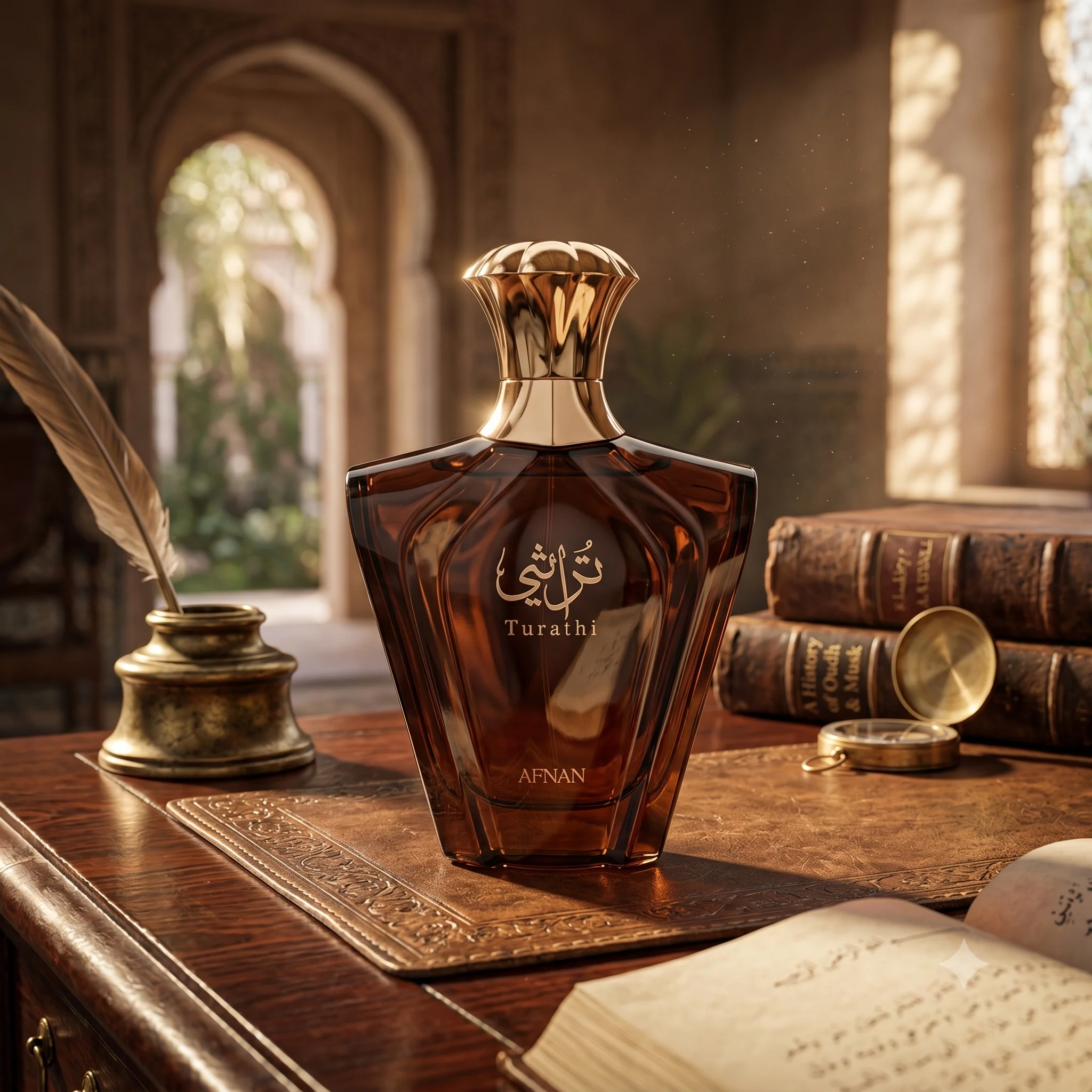 Afnan Turathi Brown EDP 90ml- Exquisite Fragrance Experience - Image 4