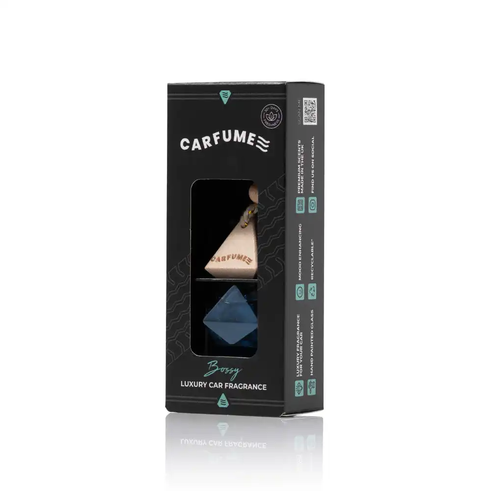 Carfume Luxury Hanging Glass Diffuser - Air Freshener