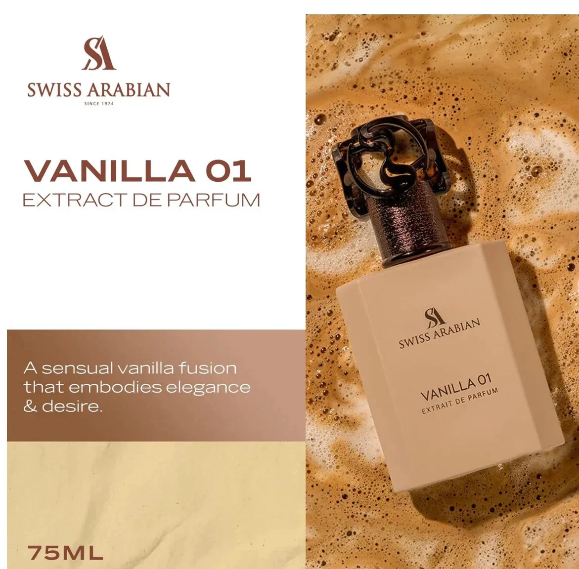Indulge in Vanilla 01 Perfume Swiss Arabian Luxury - Image 3